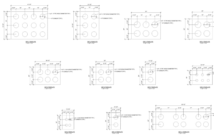 Duct Bank Drawings